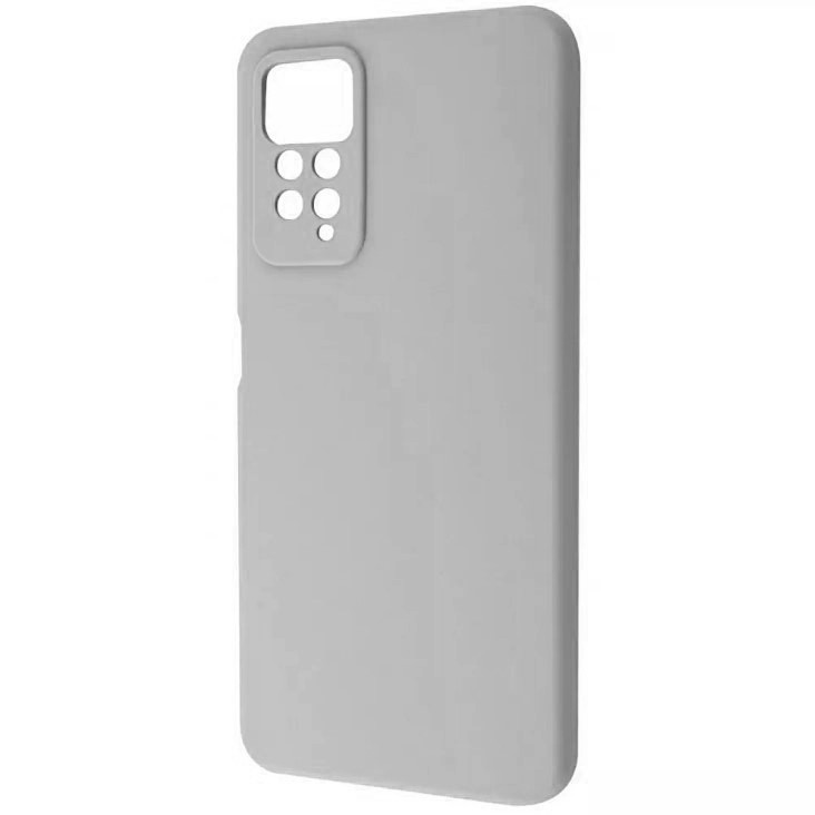Накладка Color style з мікрофіброю для Xiaomi Redmi Note 12 Pro 4G /Note 11 Pro 4G Light grey-0