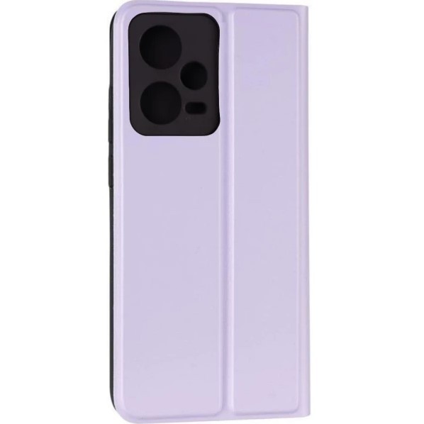 Книжка Shell Case для Xiaomi Redmi Note 12 Pro Plus (Light purple)-1