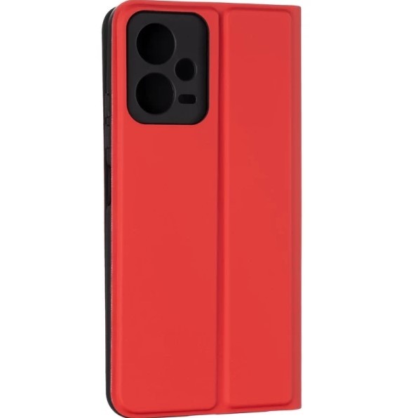 Книжка Shell Case для Xiaomi Redmi Note 12 Pro Plus червона-1
