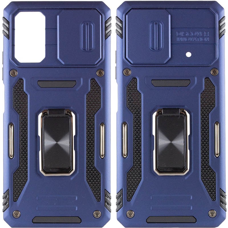 Накладка Camshield Army Ring для Xiaomi Note 12 Pro 5G/X5 Pro Синій-0