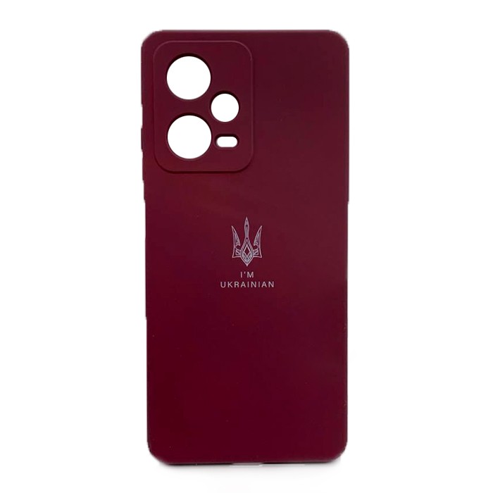 UA Silicone Case Full Protective для Xiaomi Note 12 Pro 5G/Note 12 Pro Plus 5G (Marsala)-0