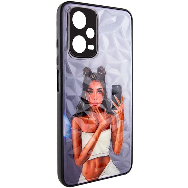Накладка Ladies Camera для Xiaomi Note 12 Pro 5G Black in white-0