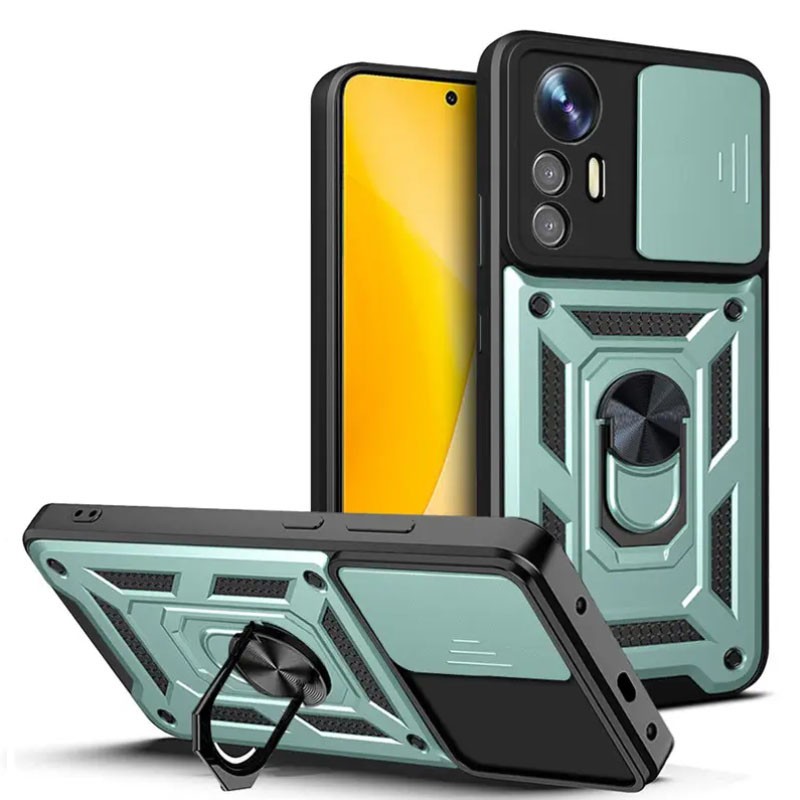 Накладка Camshield Serge Ring для Xiaomi Note 12S Зелена-0