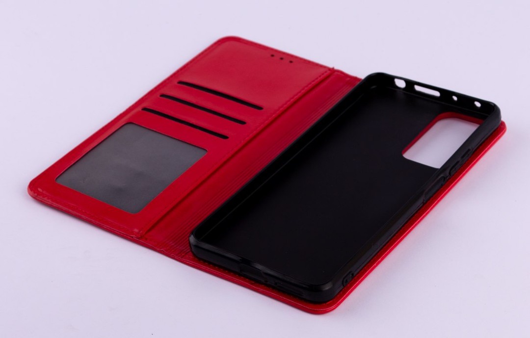 Книжка DC ELEGANT для Xiaomi Note 12S (Червона)-2