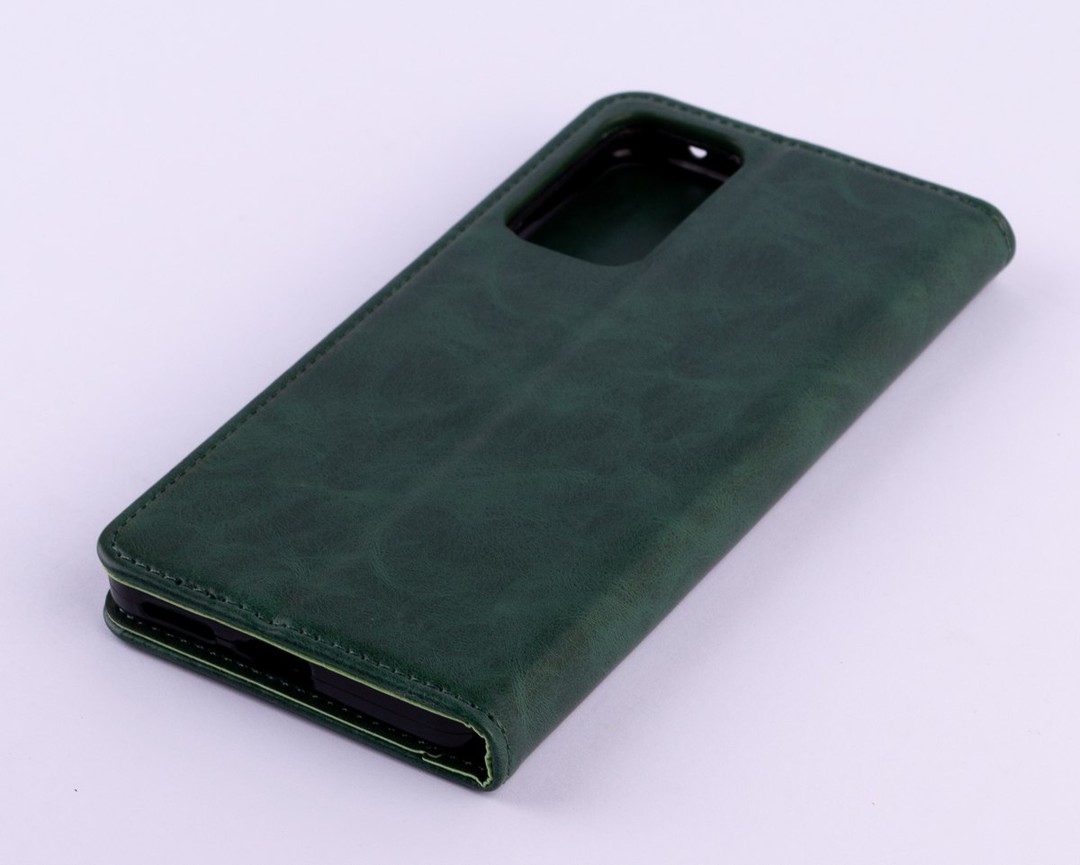 Книжка DC ELEGANT для Xiaomi Note 12S (Темно зелена)-1