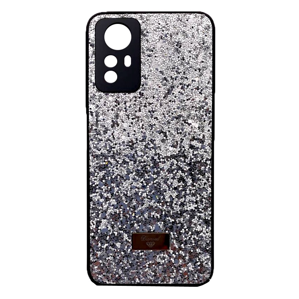 Накладка Bling Grainy Diamond Separate Camera для Xiaomi Redmi Note 12s (Срібляста)-0