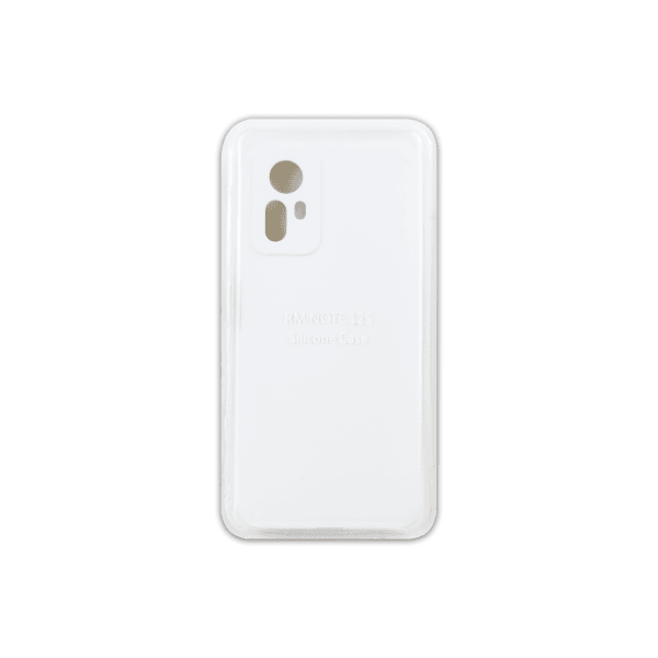 Silicone Case Full Protective No Logo для Xiaomi Note 12s (White)-0