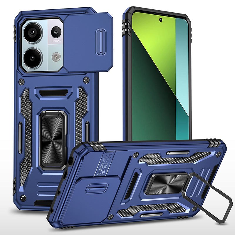 Накладка Camshield Army Ring для Xiaomi Redmi Note 13 4G Navy-0