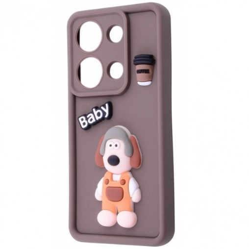Чохол Pretty Toys для Xiaomi Redmi Note 13 Pro 4G/ Poco M6 Pro 4G   (Brown/dog)-0
