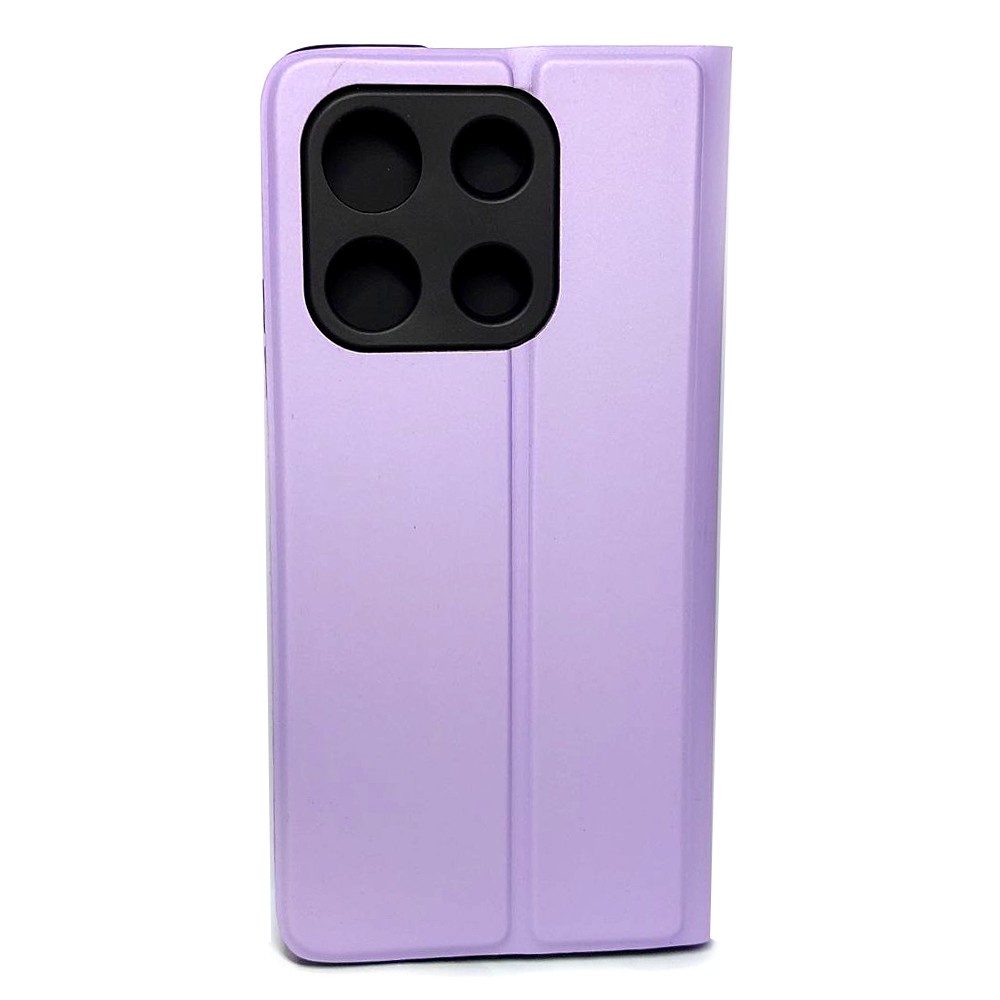 Книжка Shell Case для Xiaomi Redmi Note 13 4G (Light purple)-1