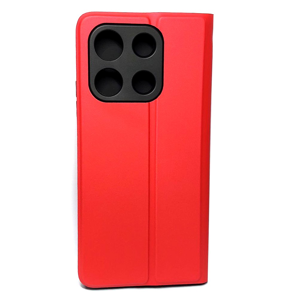 Книжка Shell Case для Xiaomi Redmi Note 13 4G червона-1