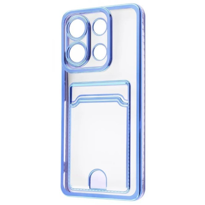 Накладка Electroplated Side Colors Pocket для Xiaomi Redmi Note 13 4G (blue)-0