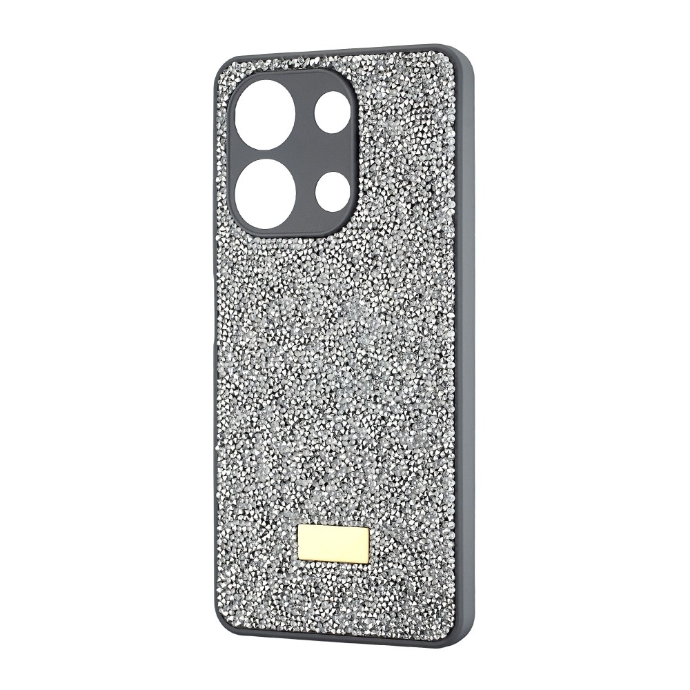 Накладка SW Grainy Diamonds для Xiaomi Redmi Note 13 4G сіра-0