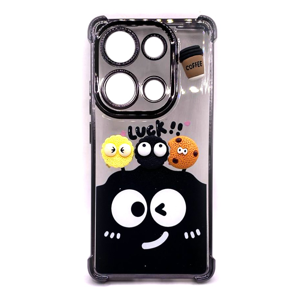 Чохол WAVE Winkie для Xiaomi Redmi Note 13 Pro 4G / Poco M6 Pro 4G / Redmi Note 14s black/splash-0