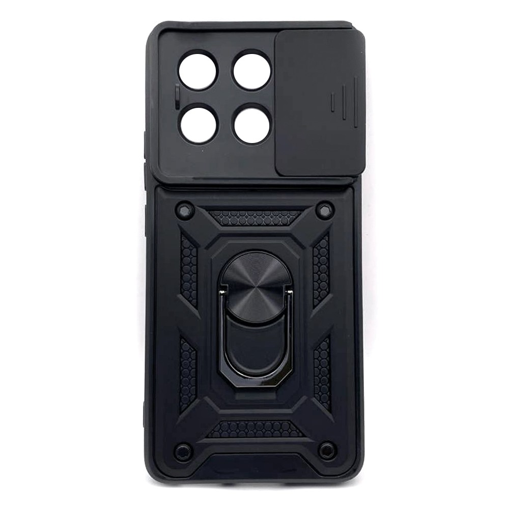 Накладка  Camshield Serge Ring for Magnet для Xiaomi Note 13 4G Чорний-0