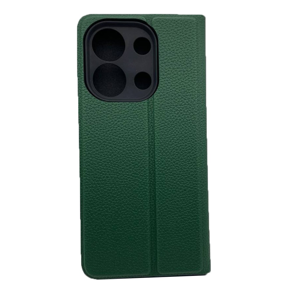 Книжка Leather Flip case для Xiaomi Redmi Note 13 (4G) (Green)-1