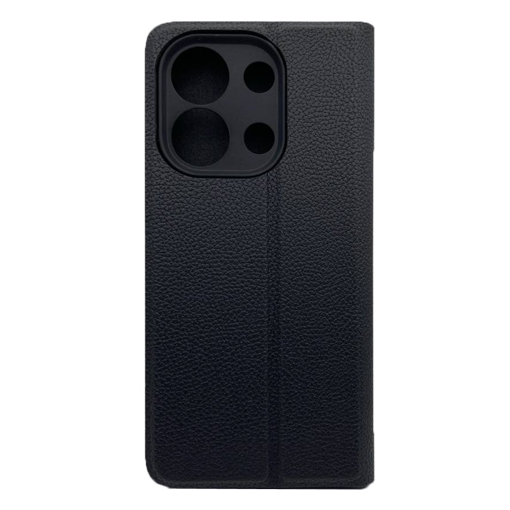 Книжка Leather Flip case для Xiaomi Redmi Note 13 (4G) (Black)-1