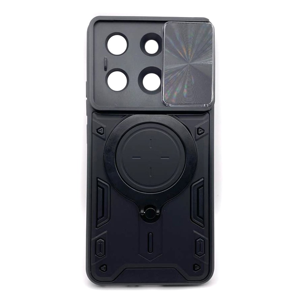 Накладка Protective Stand Case для Xiaomi Note 13 4G (Black)-0