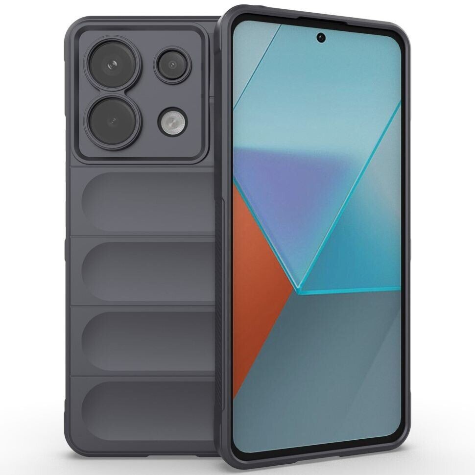 Накладка Cosmic magic shield для Xiaomi Note 13 Pro 5G / Poco X6 (Grey)-0