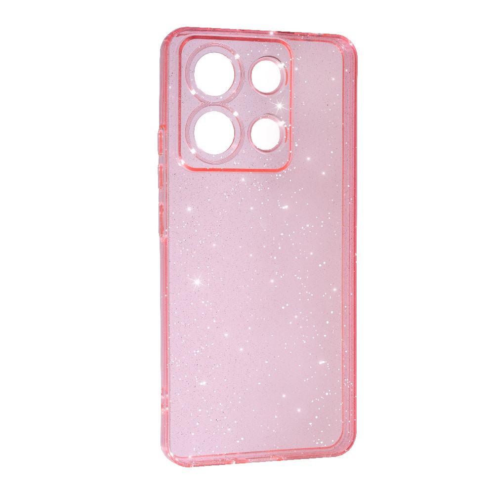 Накладка Molan Cano Glossy Jelly для Xiaomi Redmi Note 13 4G рожева-0
