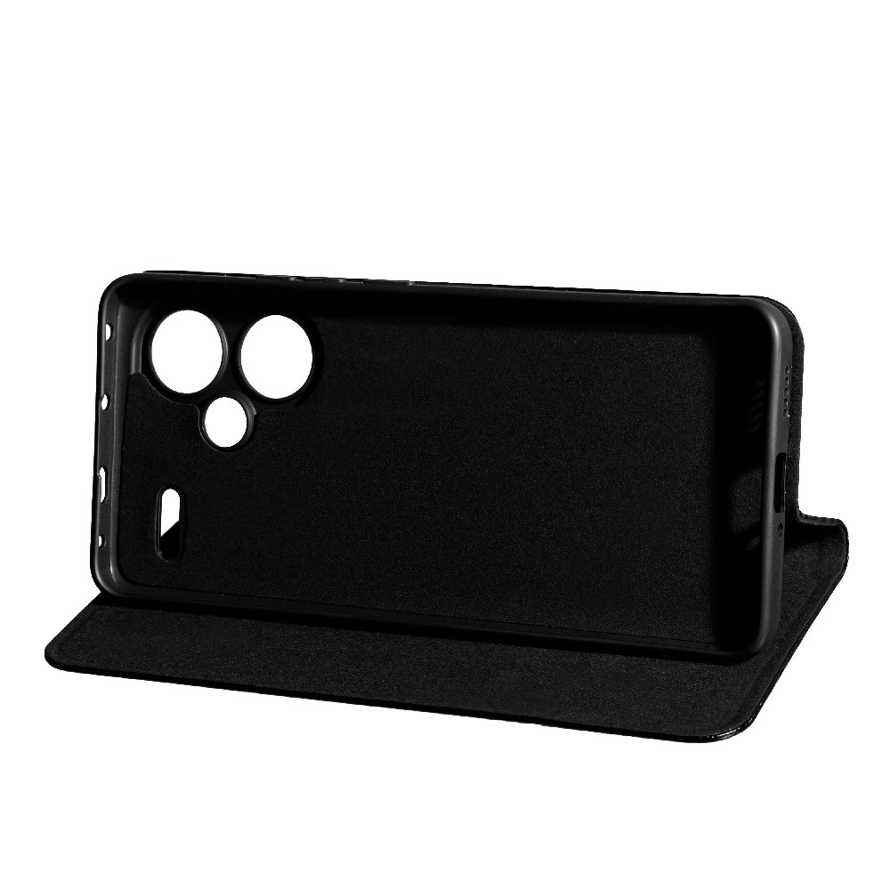 Книжка FLIP COVER Carbon для Xiaomi Redmi Note 13 Pro Plus Black-3