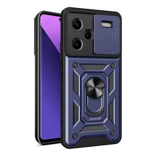 Накладка Camshield Serge Ring для Xiaomi Note 13 Pro Plus синя-0