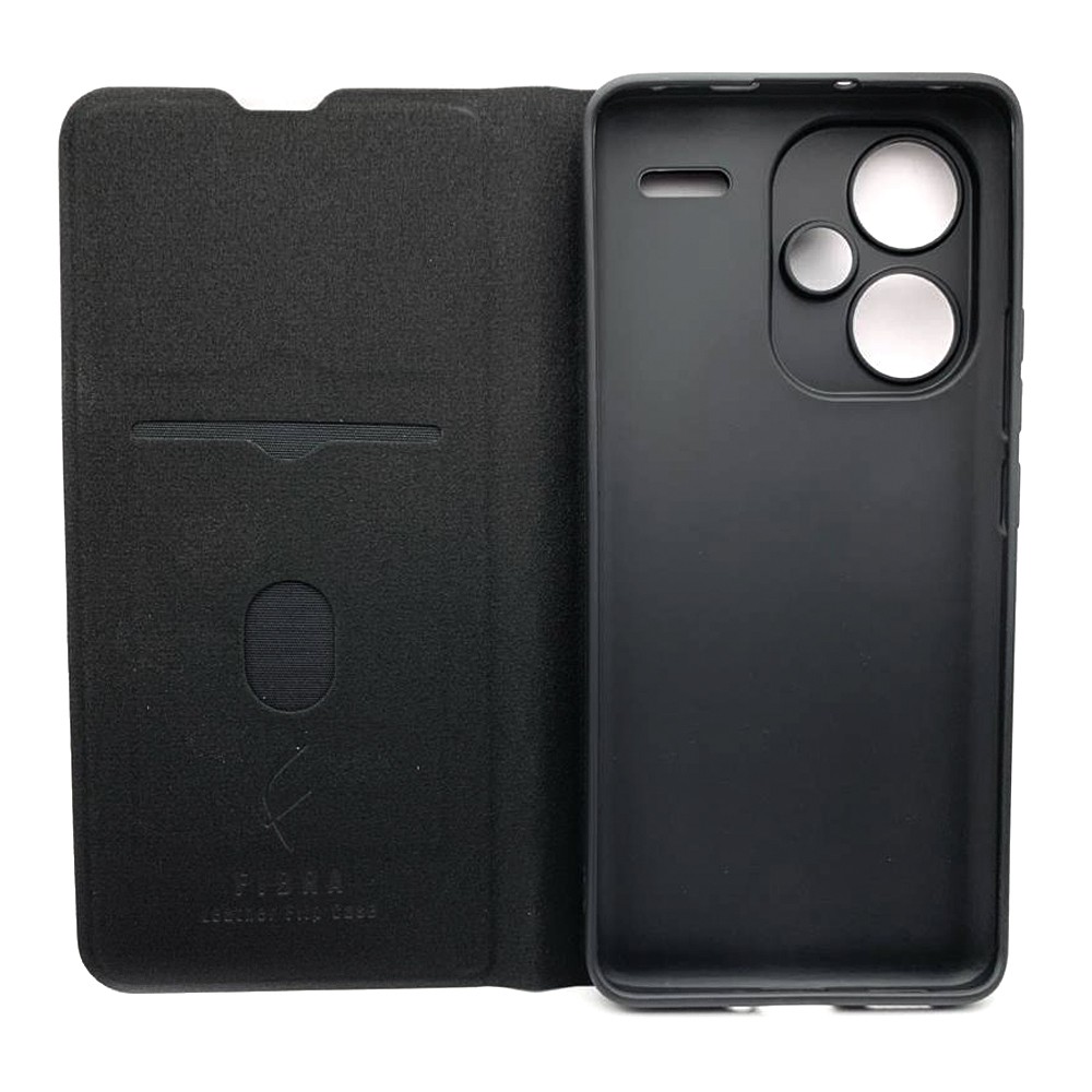 Книжка Leather Flip case для Xiaomi Redmi Note 13 Pro Plus (5G) (Brown)-2