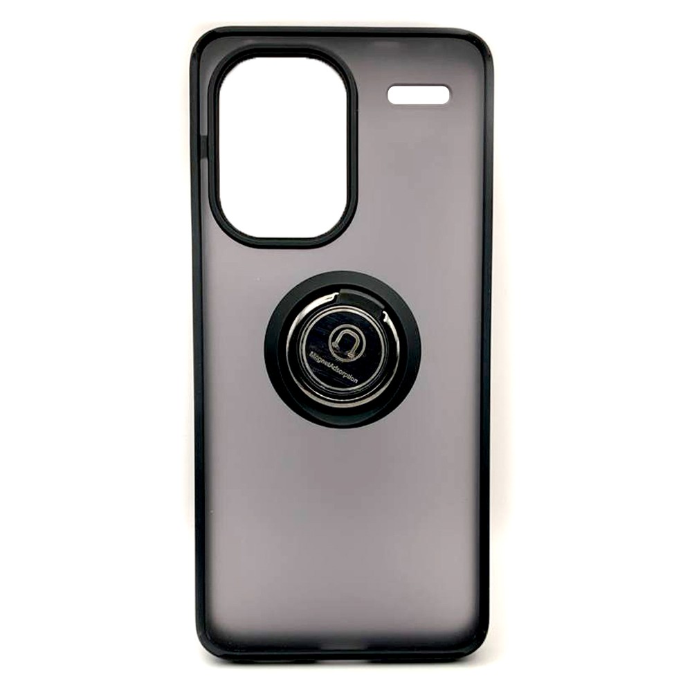 Накладка Totu Gingle Ring для Xiaomi Redmi Note 13 Pro Plus 5G чорна-0