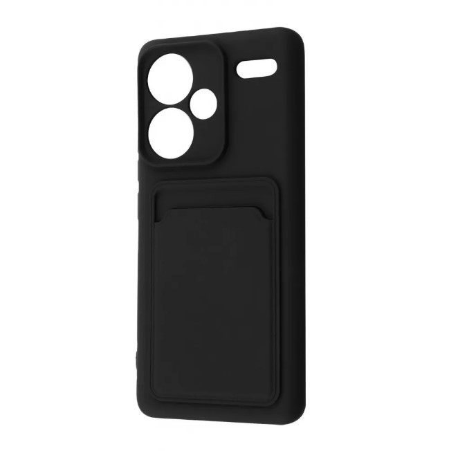 Накладка WAVE Colorful Pocket для Xiaomi Note 13 Pro + (black)-0