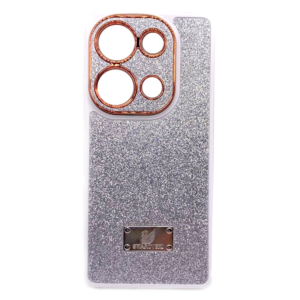 Накладка Sand Crystal SW для Xiaomi Redmi Note 13 Pro 4G/Poco M6 Pro 4G (Silver)-0