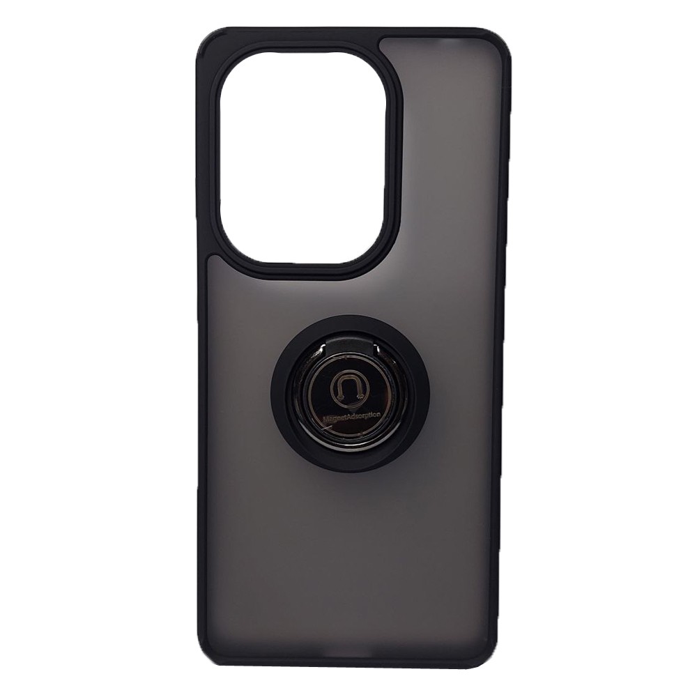 Накладка Totu Gingle Ring для Xiaomi Redmi Note 13 Pro 4G/Poco M6 Pro 4G Чорна-0
