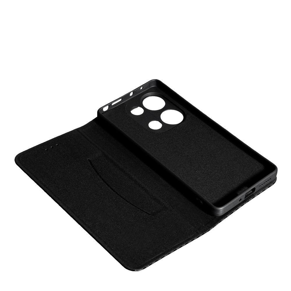 Книжка FLIP COVER Carbon для Xiaomi Redmi Note 13 Pro (4G) / Poco M6 Pro (4G) Black-2