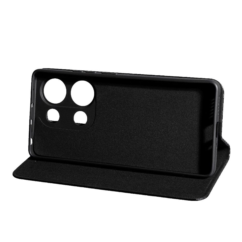 Книжка FLIP COVER Carbon для Xiaomi Redmi Note 13 Pro (4G) / Poco M6 Pro (4G) Black-3