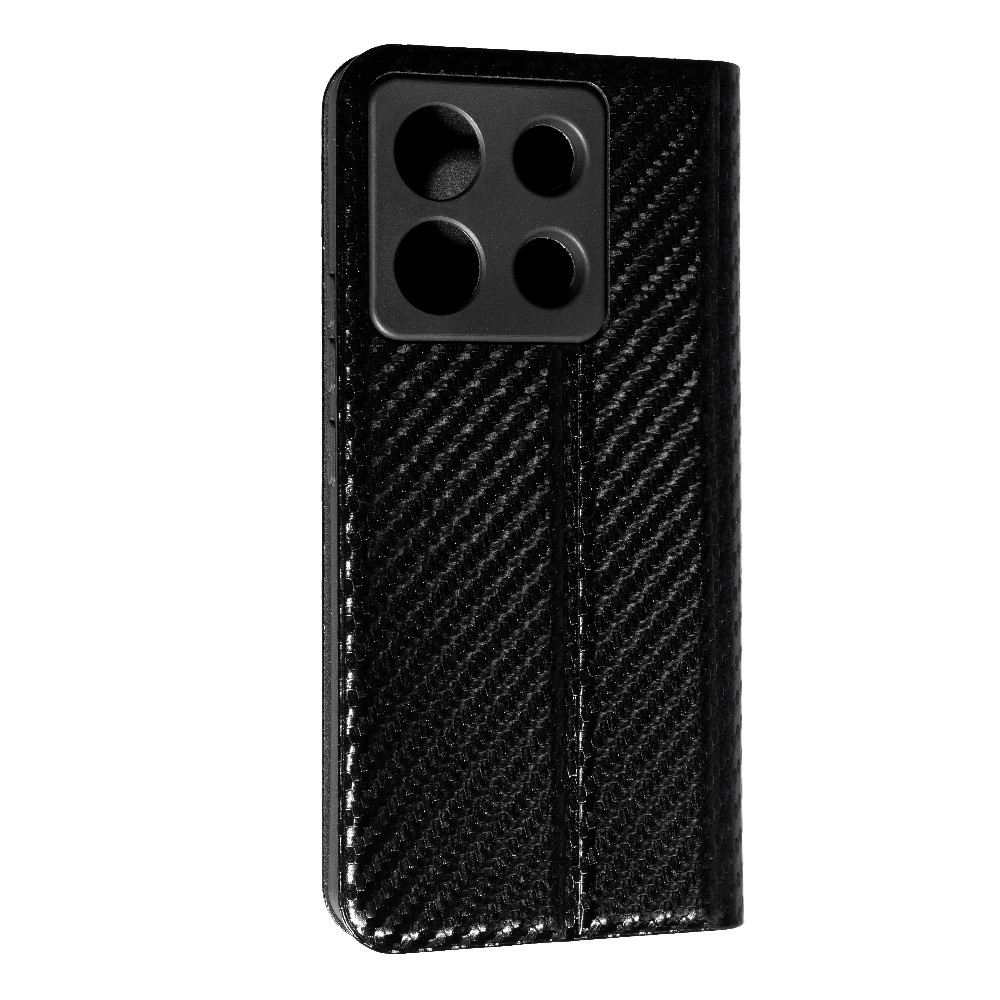 Книжка FLIP COVER Carbon для Xiaomi Redmi 15C (Global) / Poco C85 Black чорна-1