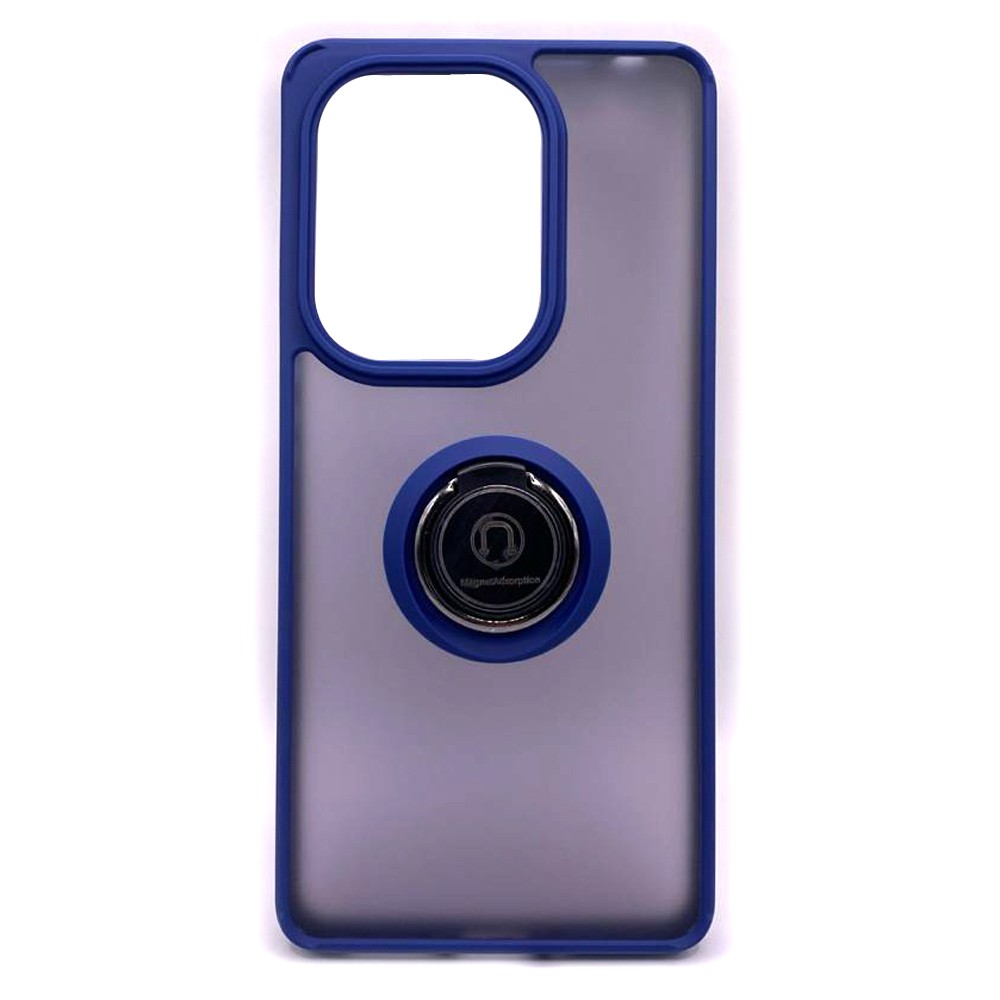 Накладка Totu Gingle Ring для Xiaomi Redmi Note 13 Pro 4G/Poco M6 Pro 4G темно-синя-0