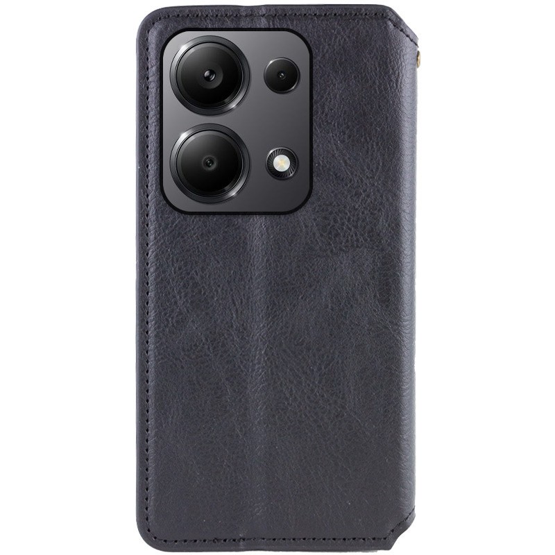 Книжка GETMAN Cubic для Xiaomi Redmi Note 13 Pro 4G/Poco M6 Pro 4G чорна-1