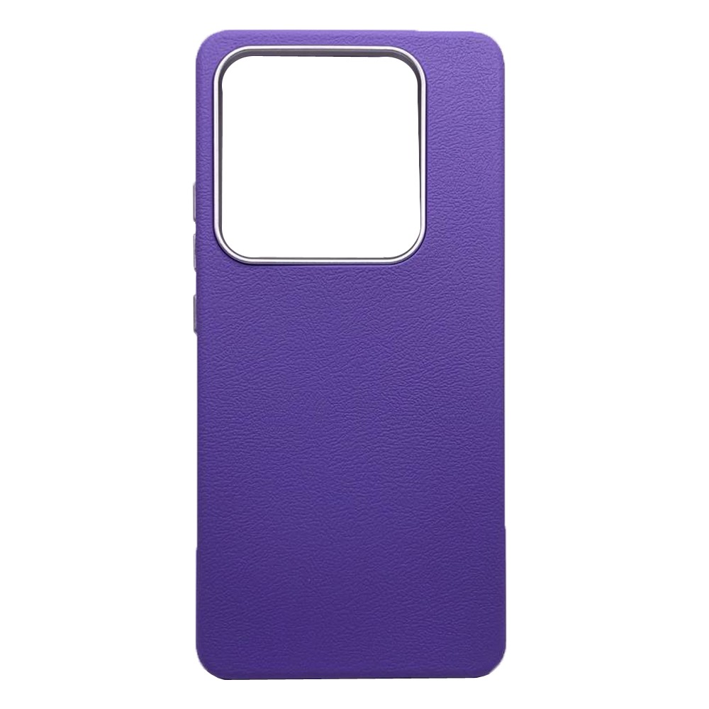 Чохол Leather Case Metal Buttons для Xiaomi Redmi Note 13 Pro 4G / Poco M6 Pro 4G (Light Purple)-0