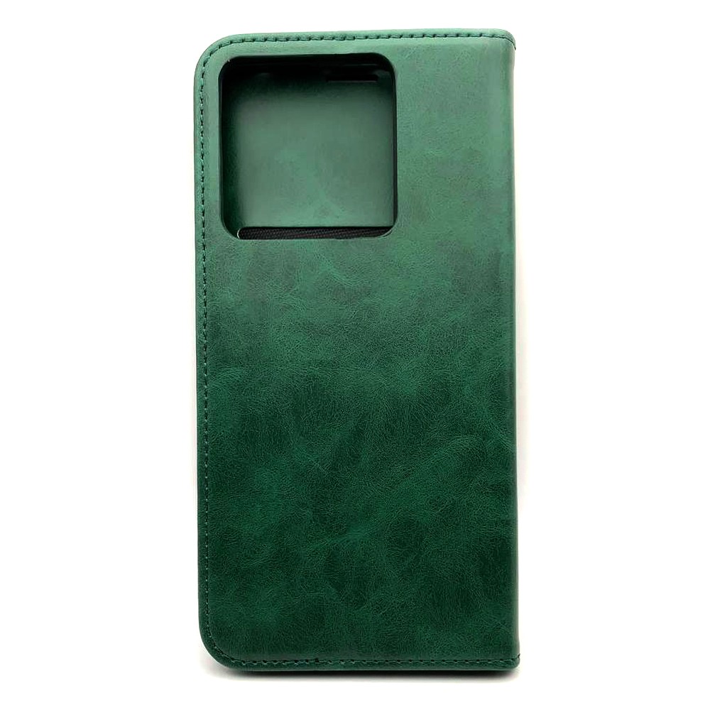 Книжка DC ELEGANT для Xiaomi Note 13 Pro 5G (Темно зелена)-1
