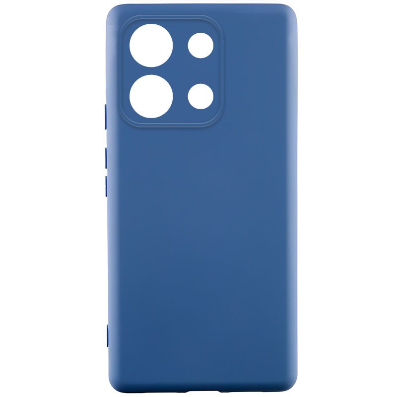 Silicone Cover Full Camera without Logo (A) для Xiaomi Note 13 Pro 4G/Poco M6 Pro 4G  (Navy blue)-0