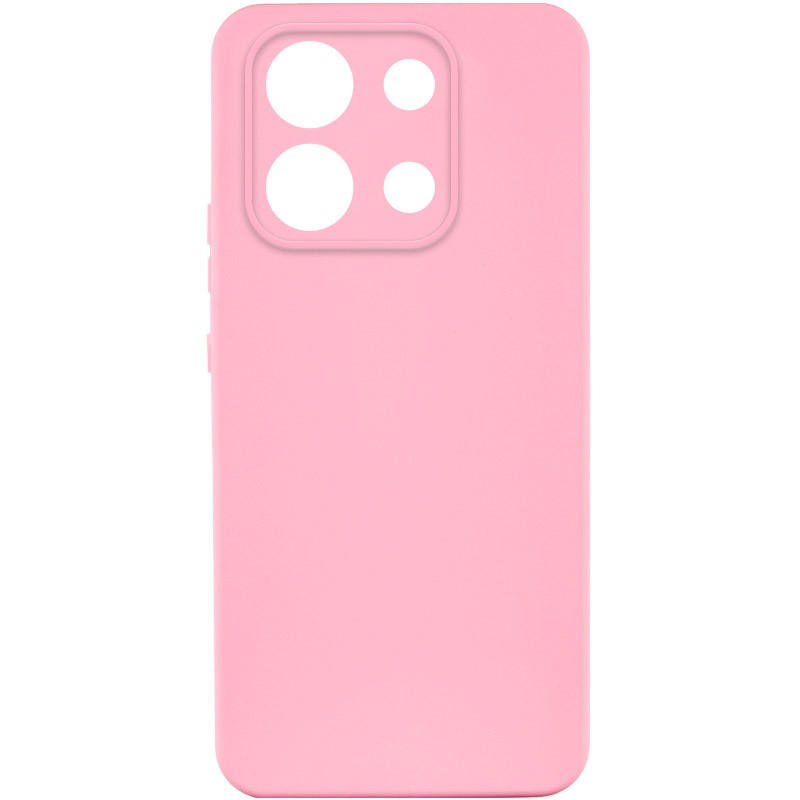 Silicone Cover Full Camera without Logo (A) для Xiaomi Note 13 Pro 4G/Poco M6 Pro 4G  (Light pink)-0