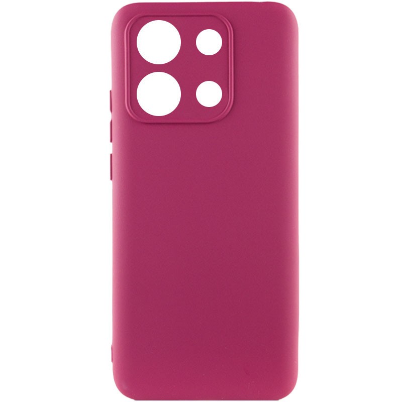 Silicone Cover Full Camera without Logo (A) для Xiaomi Note 13 4G (Marsala)-0
