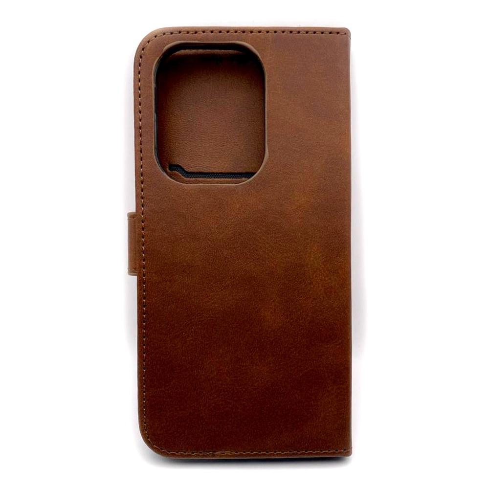 Книжка Business Flip для Xiaomi Redmi Note 13 Pro 4G/Poco M6 Pro 4G (Dark Brown)-1