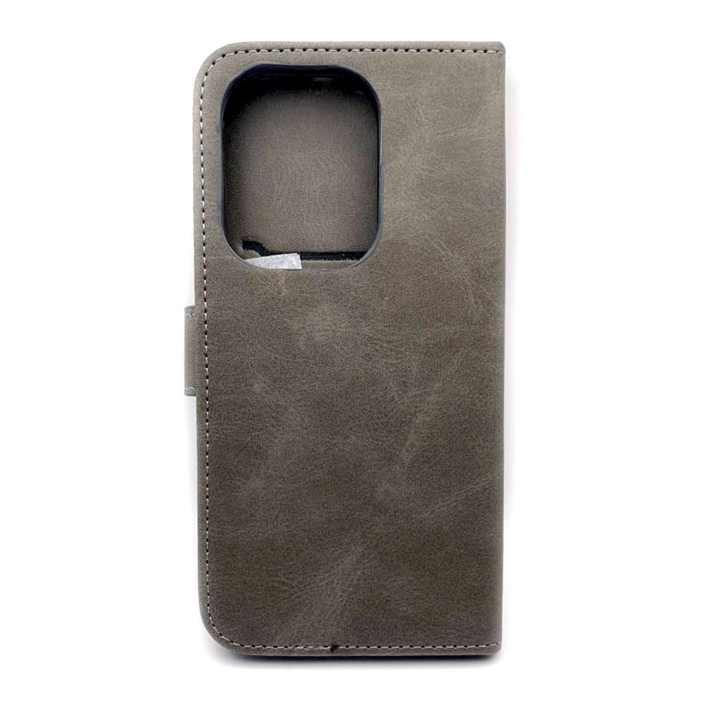 Книжка Business Flip для Xiaomi Redmi Note 13 Pro 4G/Poco M6 Pro 4G (Grey)-1