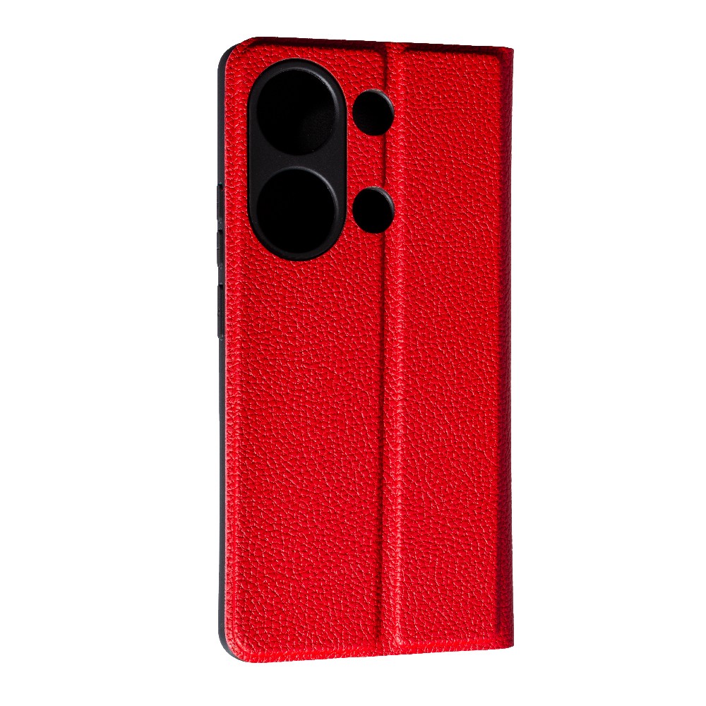 Книжка ELITE Stage для Xiaomi Redmi Note 13 Pro 4G/Poco M6 Pro 4G (Red)-1