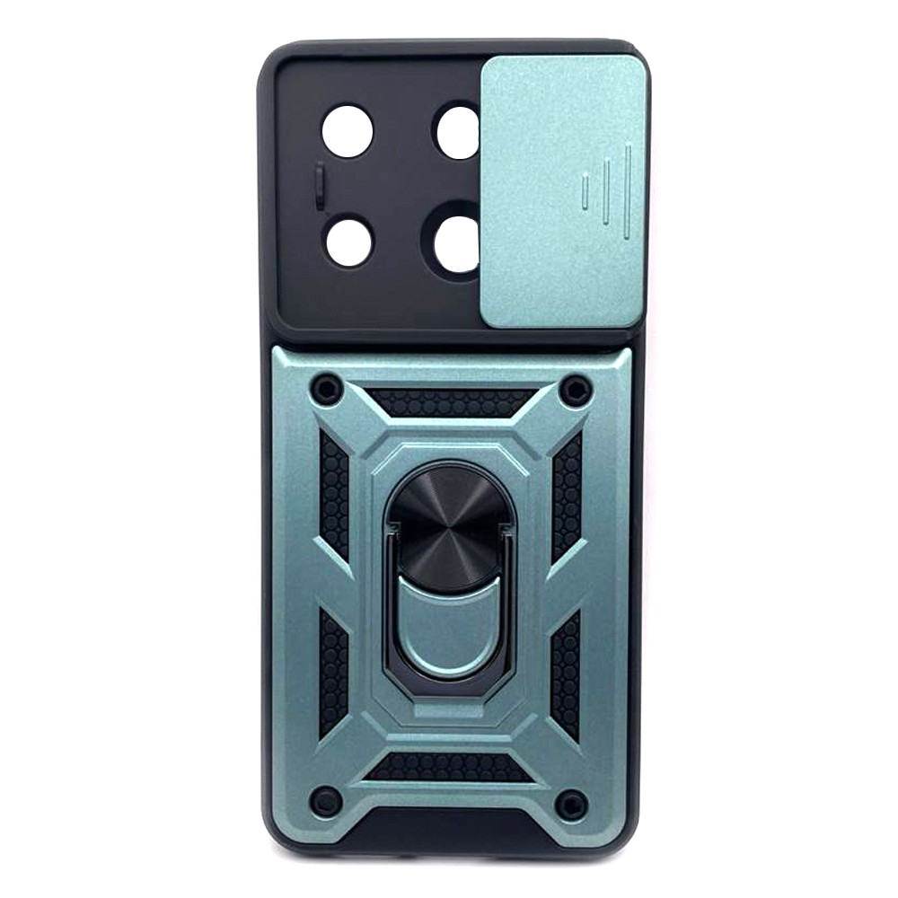 Накладка  Camshield Serge Ring for Magnet для Xiaomi Note 13 Pro 5G/Poco X6 Зелений-0