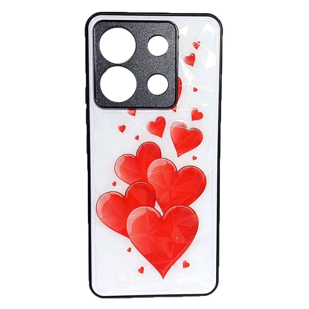 Накладка Ladies Camera для Xiaomi Redmi Note 13 5G  Сердечки-0