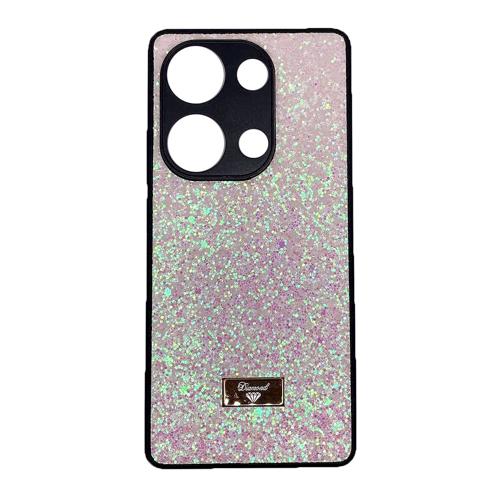 Накладка Bling Grainy Diamond Separate Camera для Xiaomi Redmi Note 13 Pro (Рожева)-0