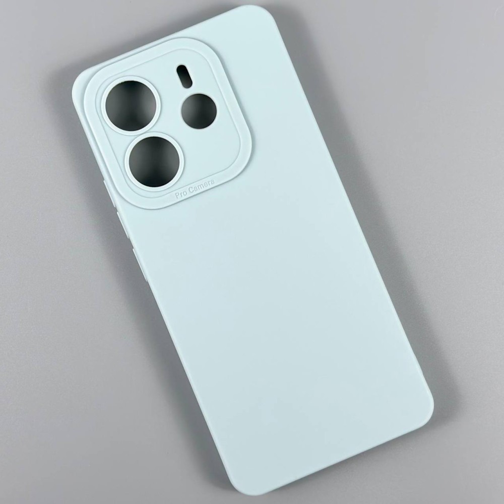 Silicone Case Full Camera no logo для Xiaomi Note 14 4G (Europe version) Spearmint-0