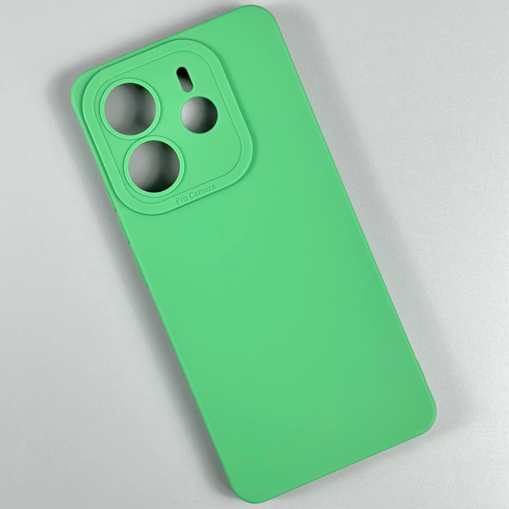 Silicone Case Full Camera no logo для Xiaomi Note 14 4G (Europe version) Light Grey-0
