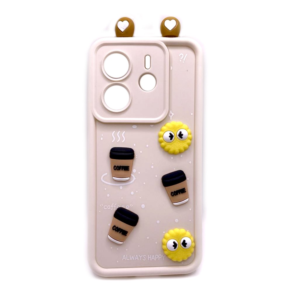 Чохол Pretty Toys with Ears для Xiaomi Note 14 4G (Europe version) (Pink sand)-0